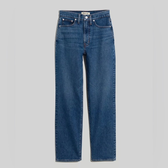 Madewell The Perfect Vintage Straight Jean in Mayfield Wash Size 26 - Picture 4 of 9